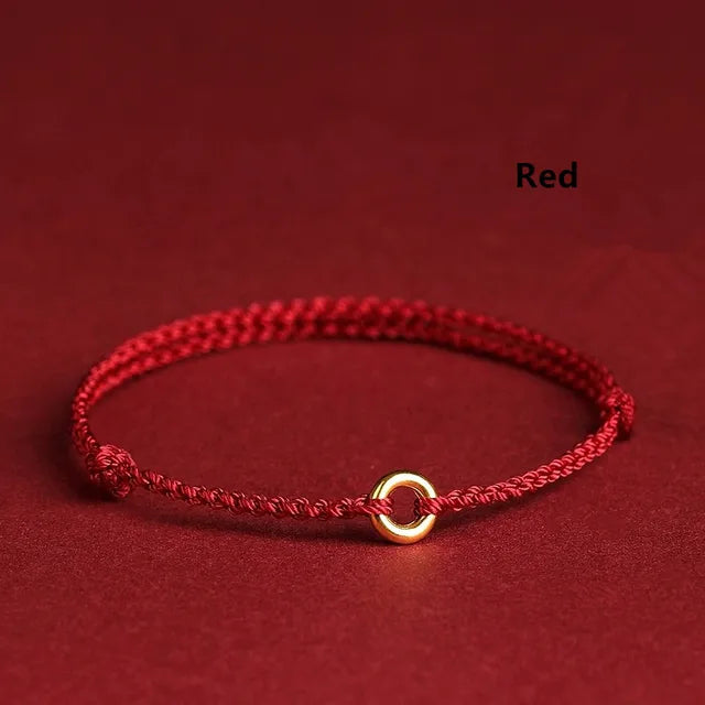 GR | Handwoven Golden Circle Bracelet
