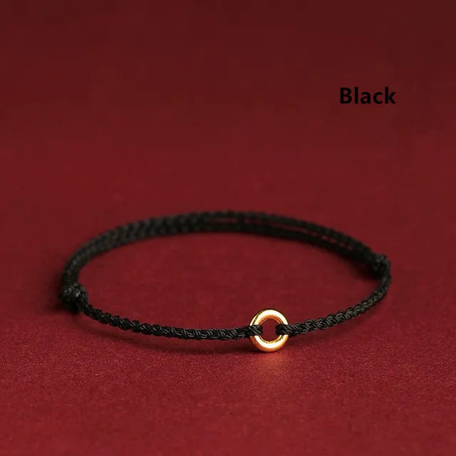 GR | Handwoven Golden Circle Bracelet