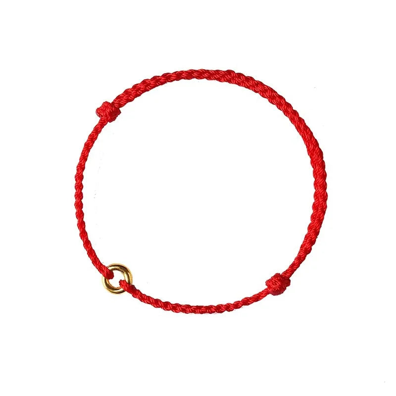 GR | Handwoven Golden Circle Bracelet