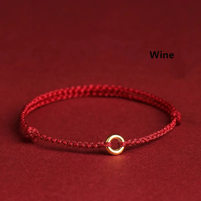 GR | Handwoven Golden Circle Bracelet