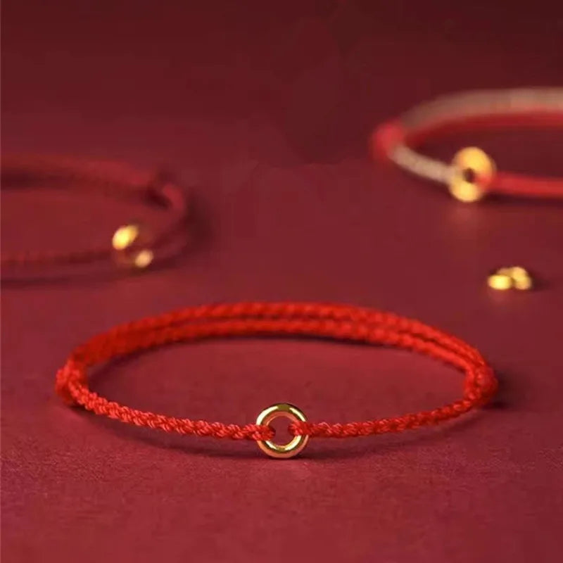 GR | Handwoven Golden Circle Bracelet