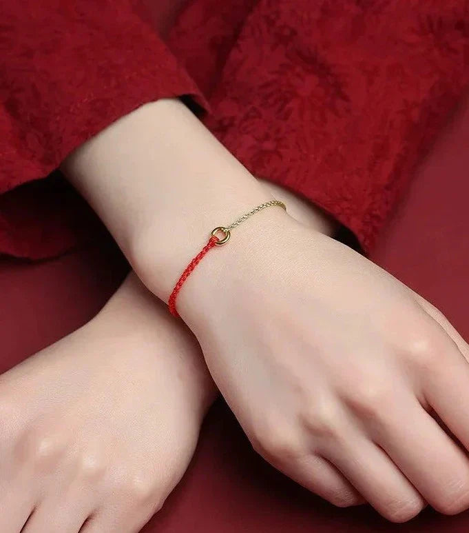 GR | Handwoven Golden Circle Bracelet