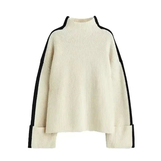 GR | Loose-fit turtleneck sweater, women's clothing 