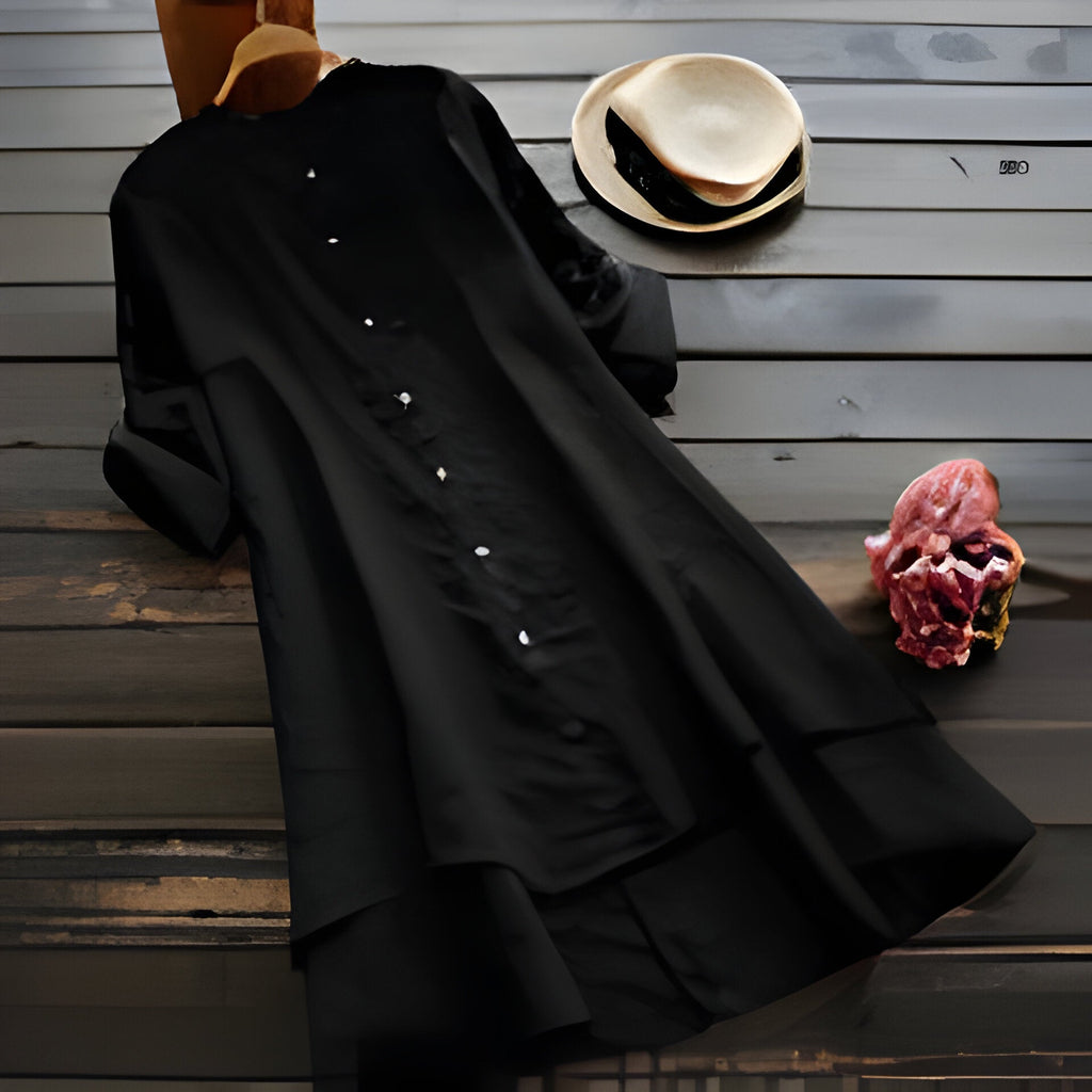 GR | Plus size summer dress in cotton and linen