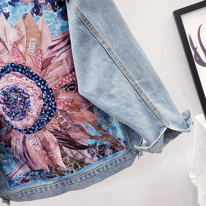 GR | Oversized denim jacket for women | Stylish and comfortable