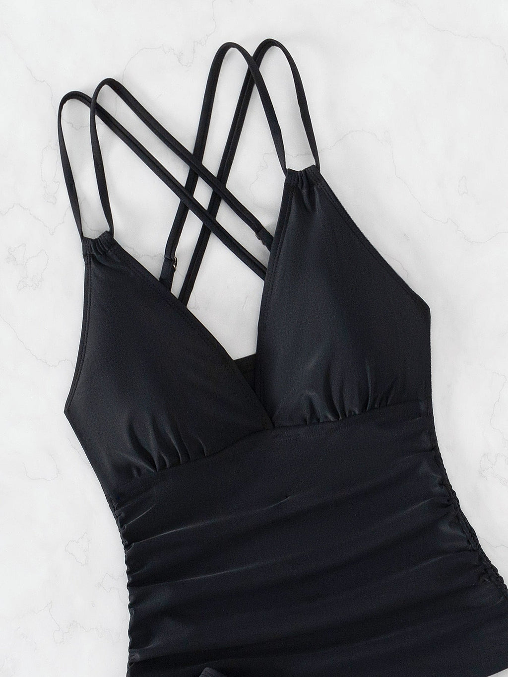 GR Tankini swimsuit with crossed straps