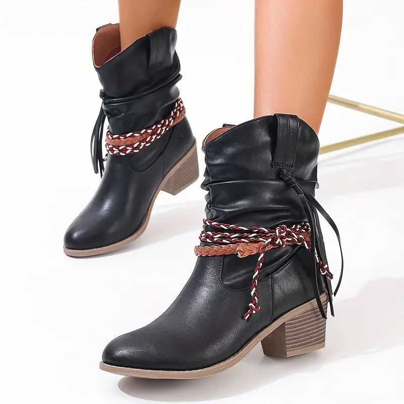 GR | Western boots with cowboy look