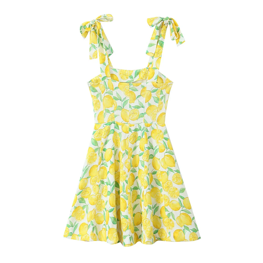 GR - Slim-Fit - Mit Zitronenprint - Sommer