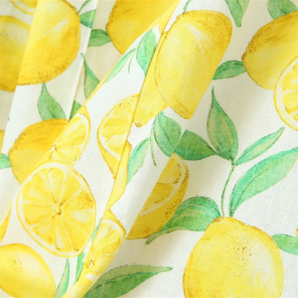 GR - Slim-Fit - Mit Zitronenprint - Sommer
