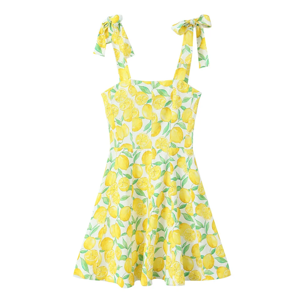 GR - Slim-Fit - Mit Zitronenprint - Sommer