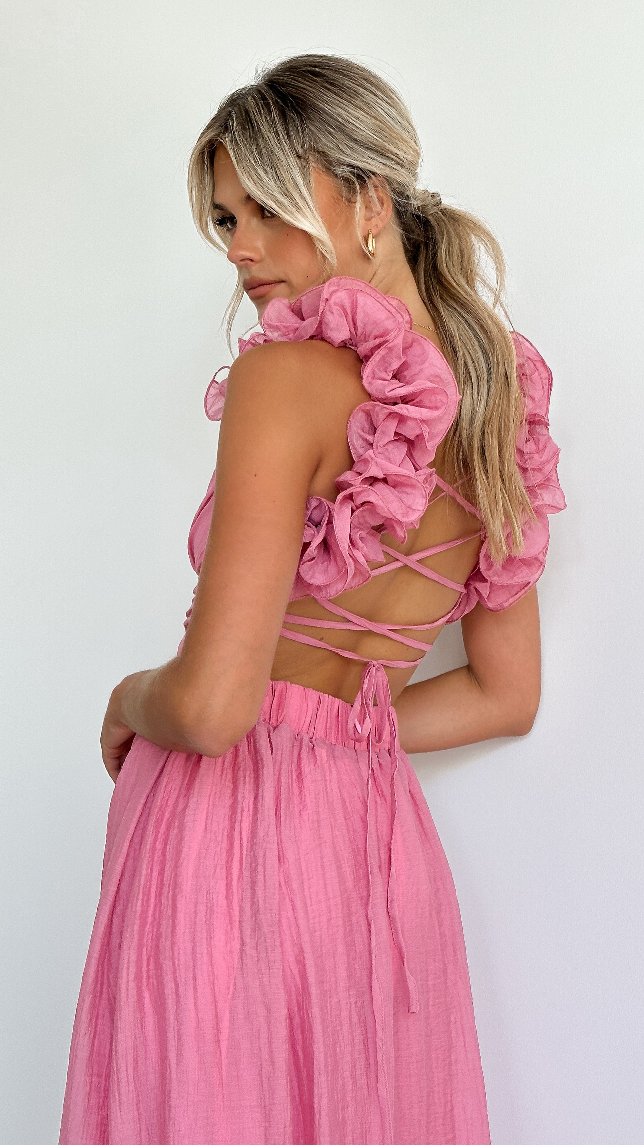 GR | Kleid mit tiefem V-Ausschnitt und schmeichelnder Silhouette für Frauen