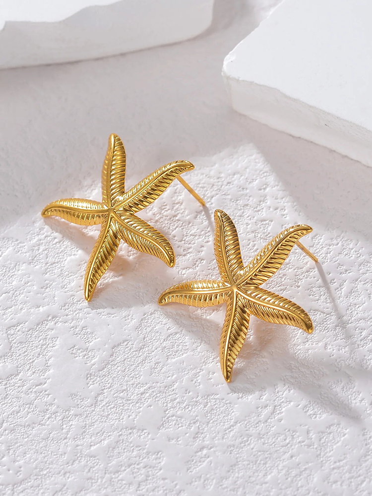 GR | Meerstern Ohrringe Gold