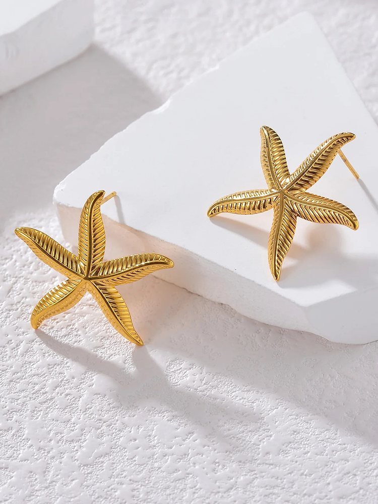 GR | Meerstern Ohrringe Gold