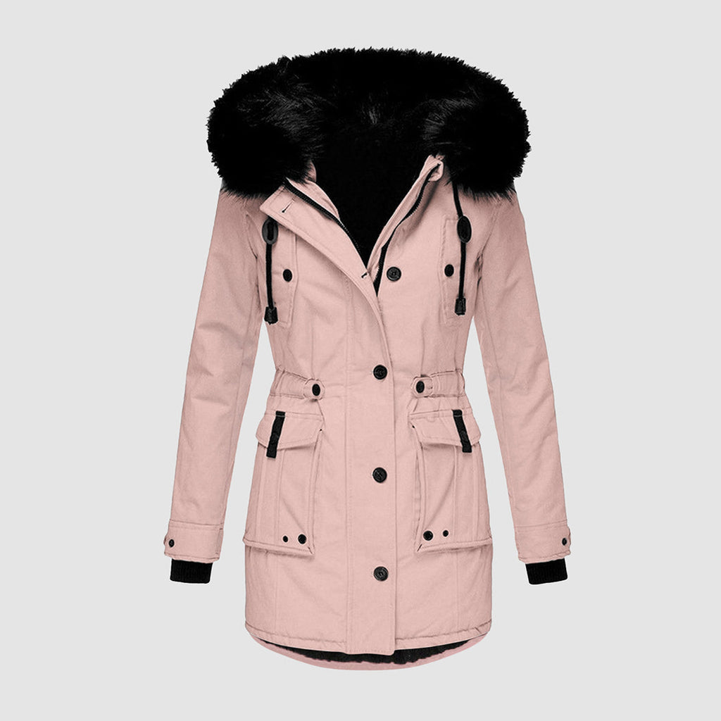 GR - Waterproof winter jacket with hood for women
