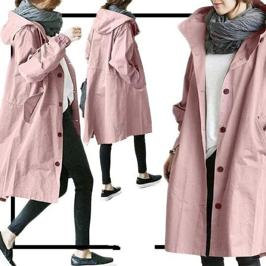 Stylish waterproof trench coat