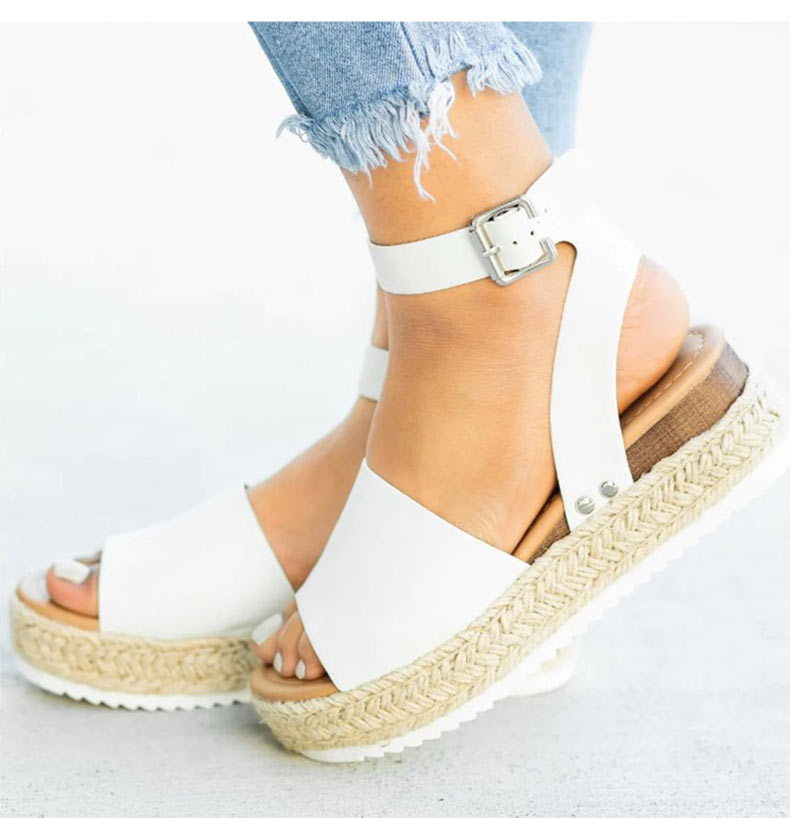 GR | Women's ankle-strap espadrille sandals for summer