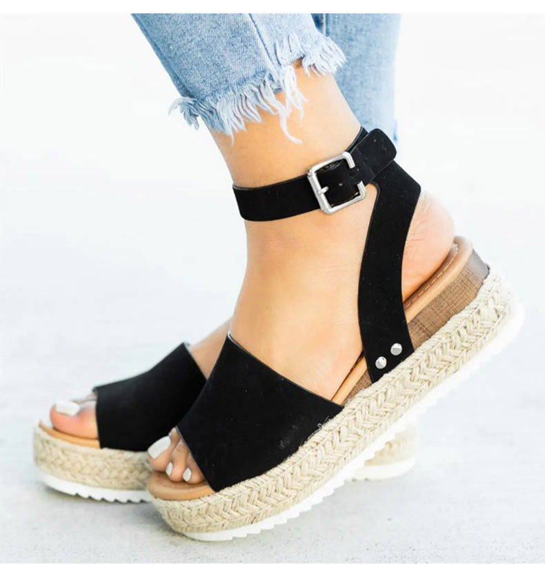 GR | Women's ankle-strap espadrille sandals for summer