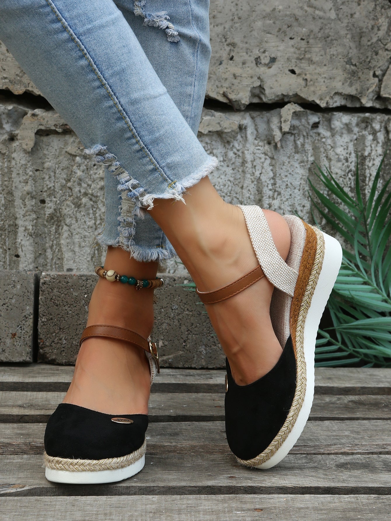 GR | Ankle Strap Sandals, Orthopedic Espadrilles, Women's Sandals