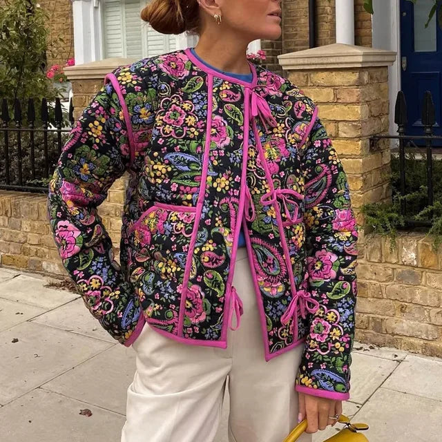 GR - Women's Floral Embroidered Jacket