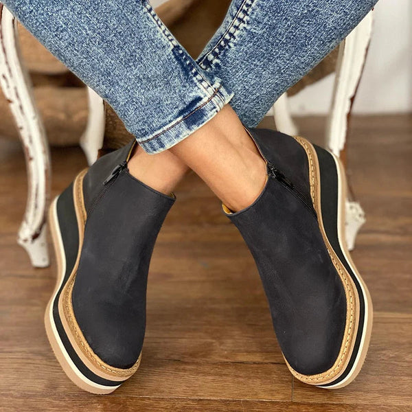 GR - Women's boots with zipper 