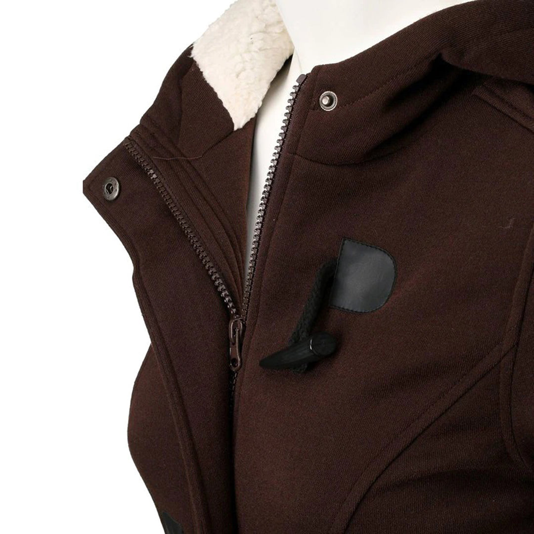 Winter jacket with hood