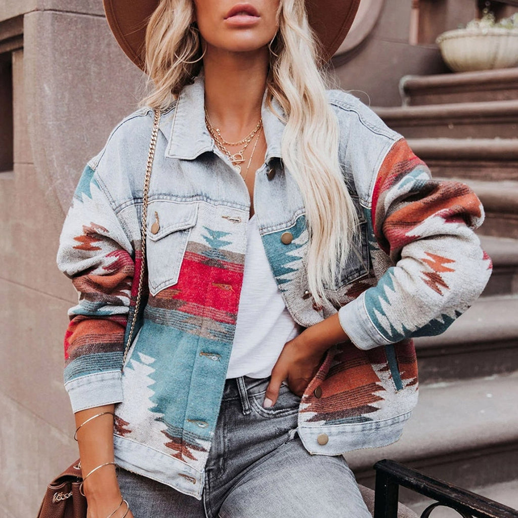 GR | Retro Denim Jacket for Women