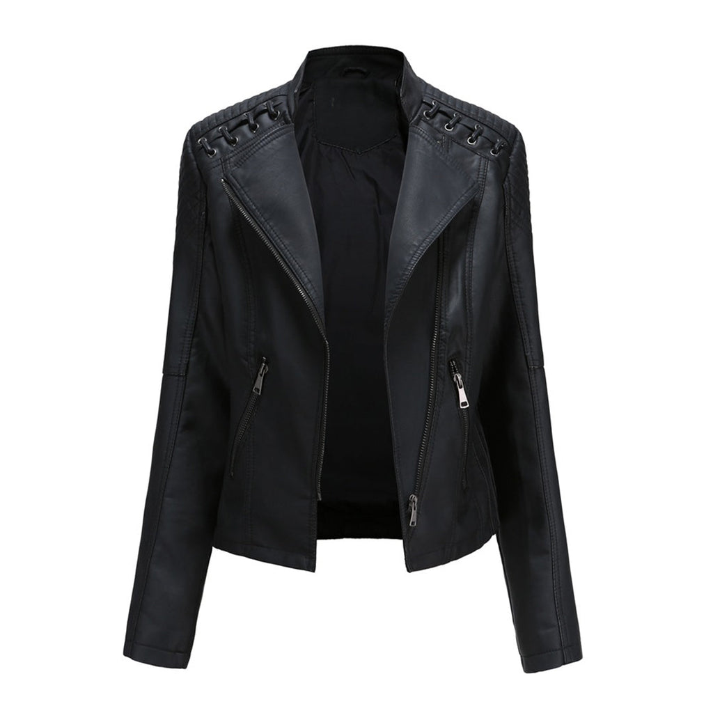 Marie™ - Stylish Leather Jacket