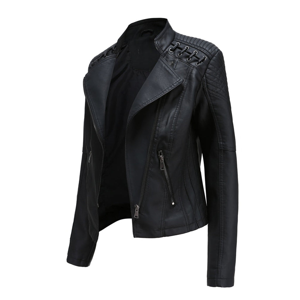 Marie™ - Stylish Leather Jacket