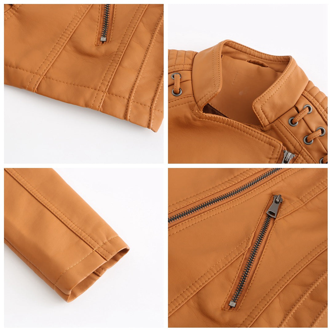 GR - fashionable leather jacket in premium quality