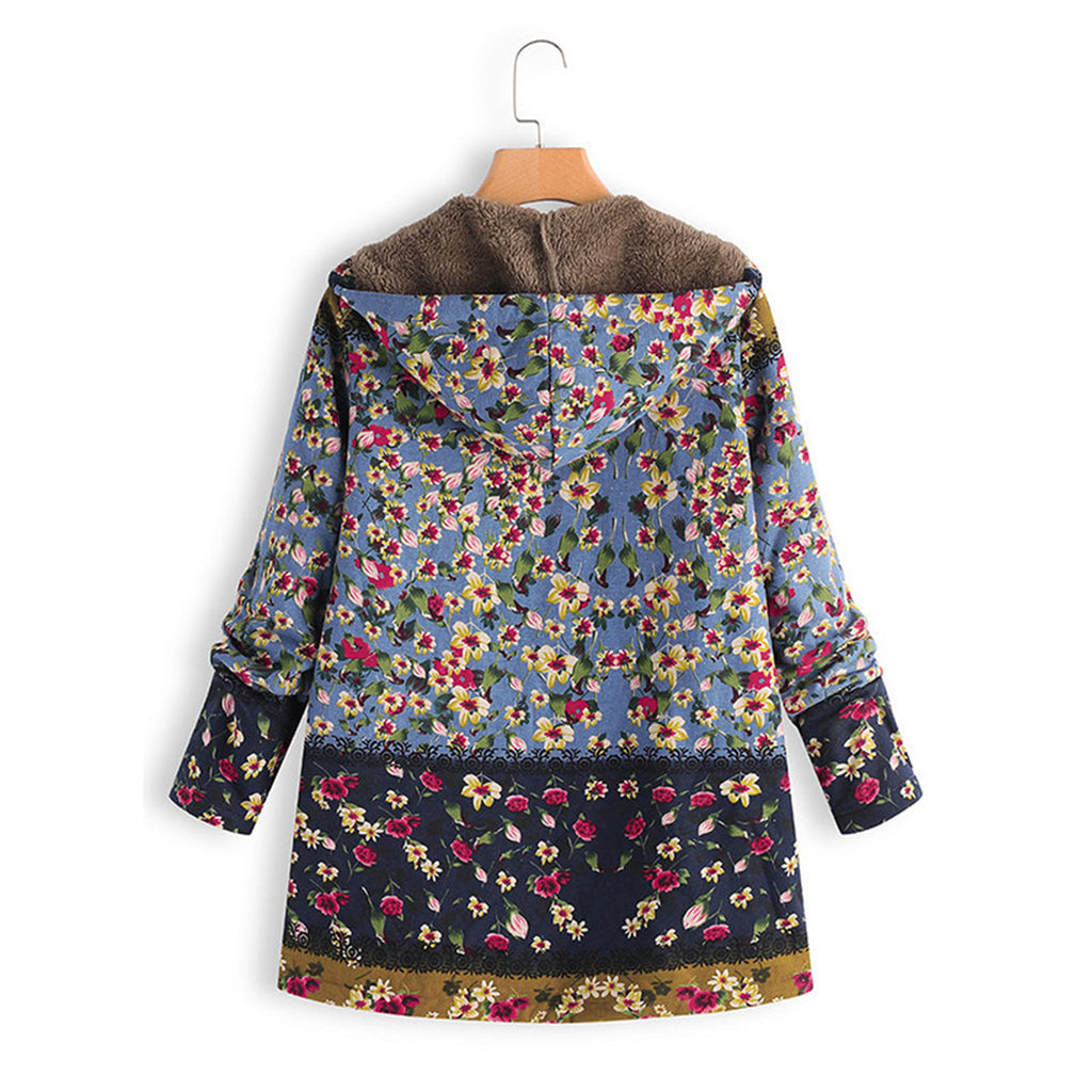 GR | Floral Splendor Jacket - Elegant women's jacket with floral pattern