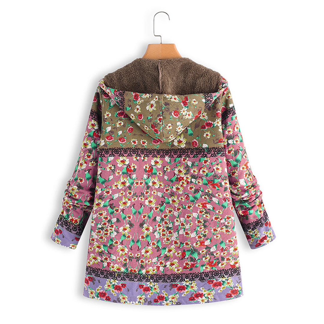 GR | Floral Splendor Jacket - Elegant women's jacket with floral pattern