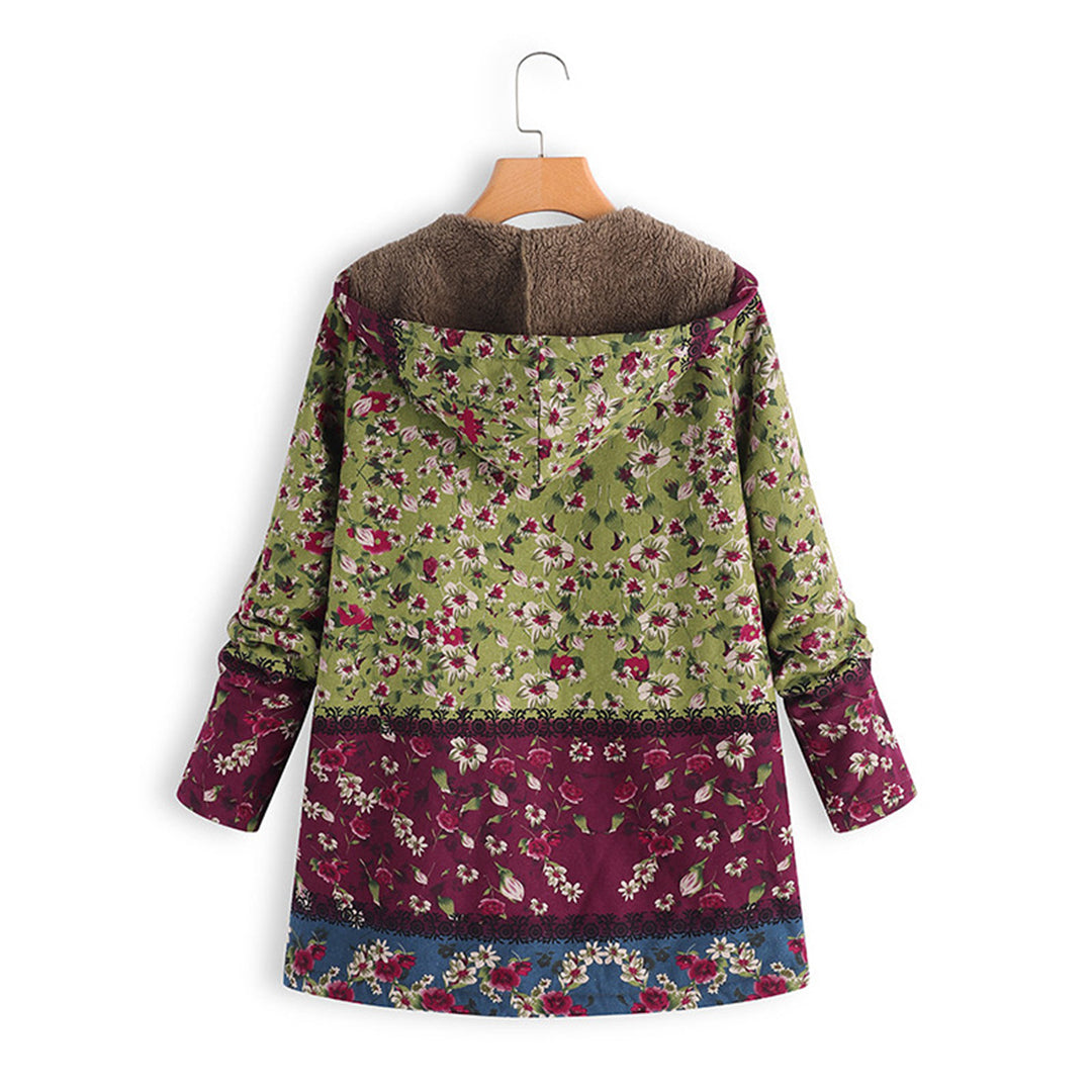 GR | Floral Splendor Jacket - Elegant women's jacket with floral pattern