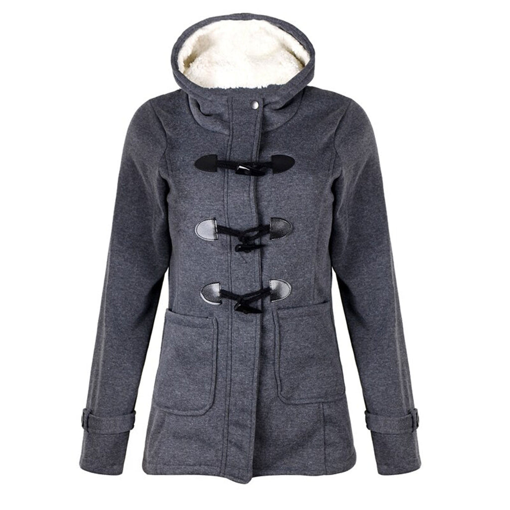 GR | Popular warm winter jacket with hood for women - Comfortable winter jacket