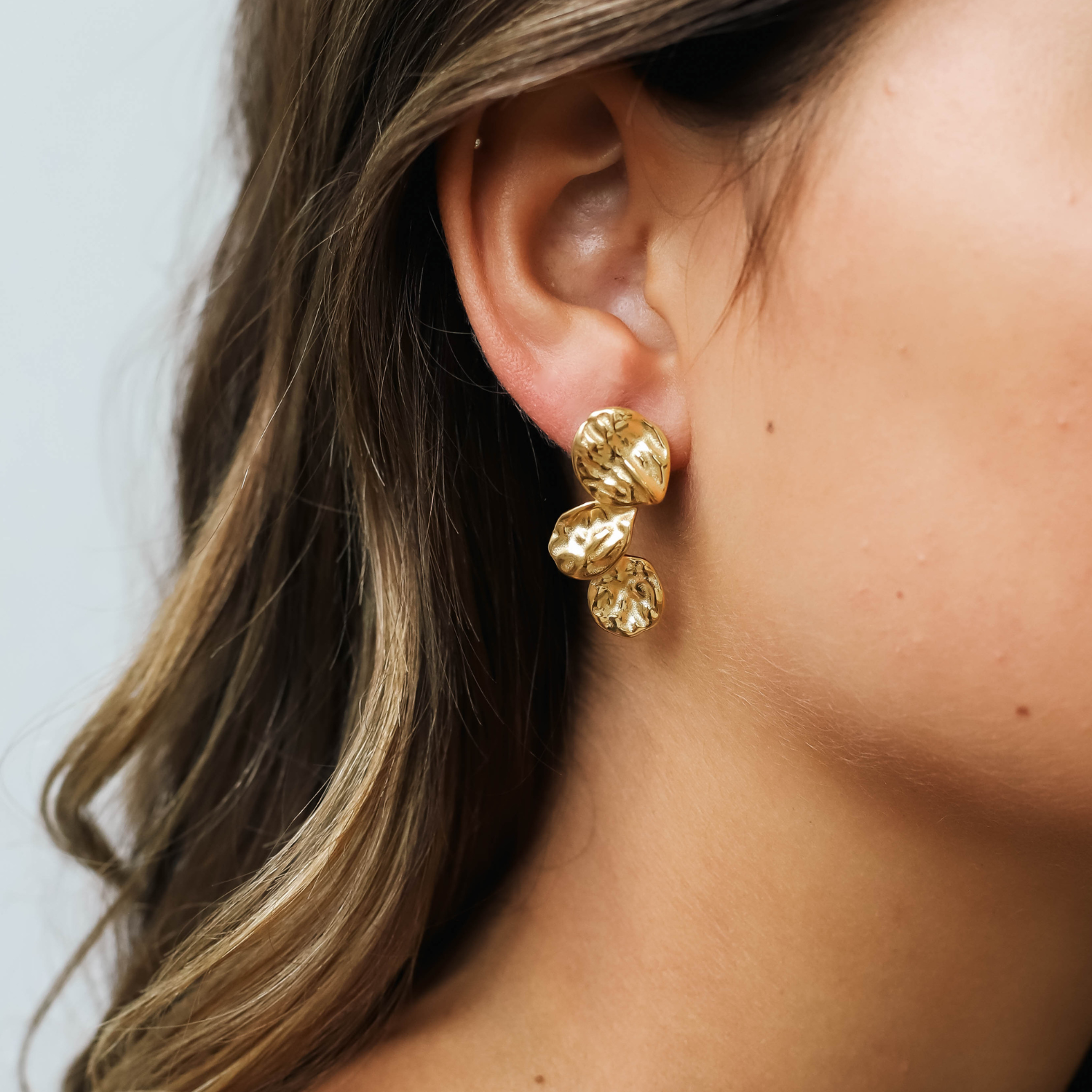 GR | Women's Three-Layer Earrings