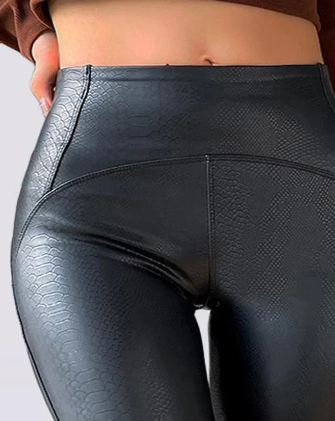 GR - Leather trousers for women