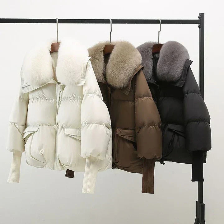 GR | Women's Faux Fur Jacket - Warm and Stylish