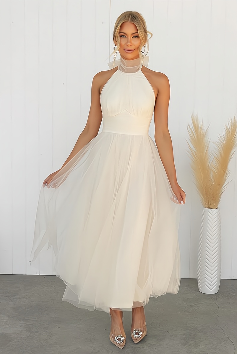 GR | Stylish sleeveless party dress - Perfect for a sophisticated evening look