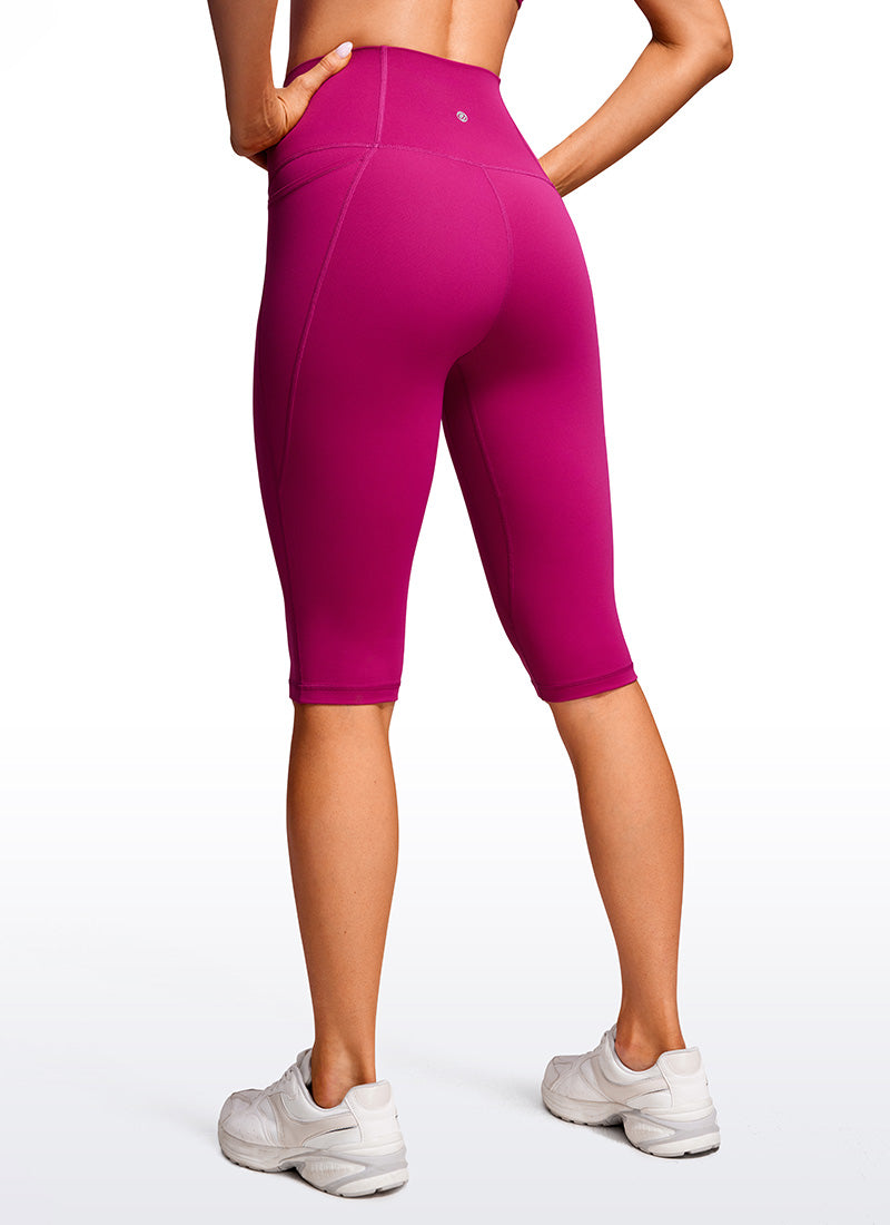 GR | Knee Length Pocket Capri Leggings 13''