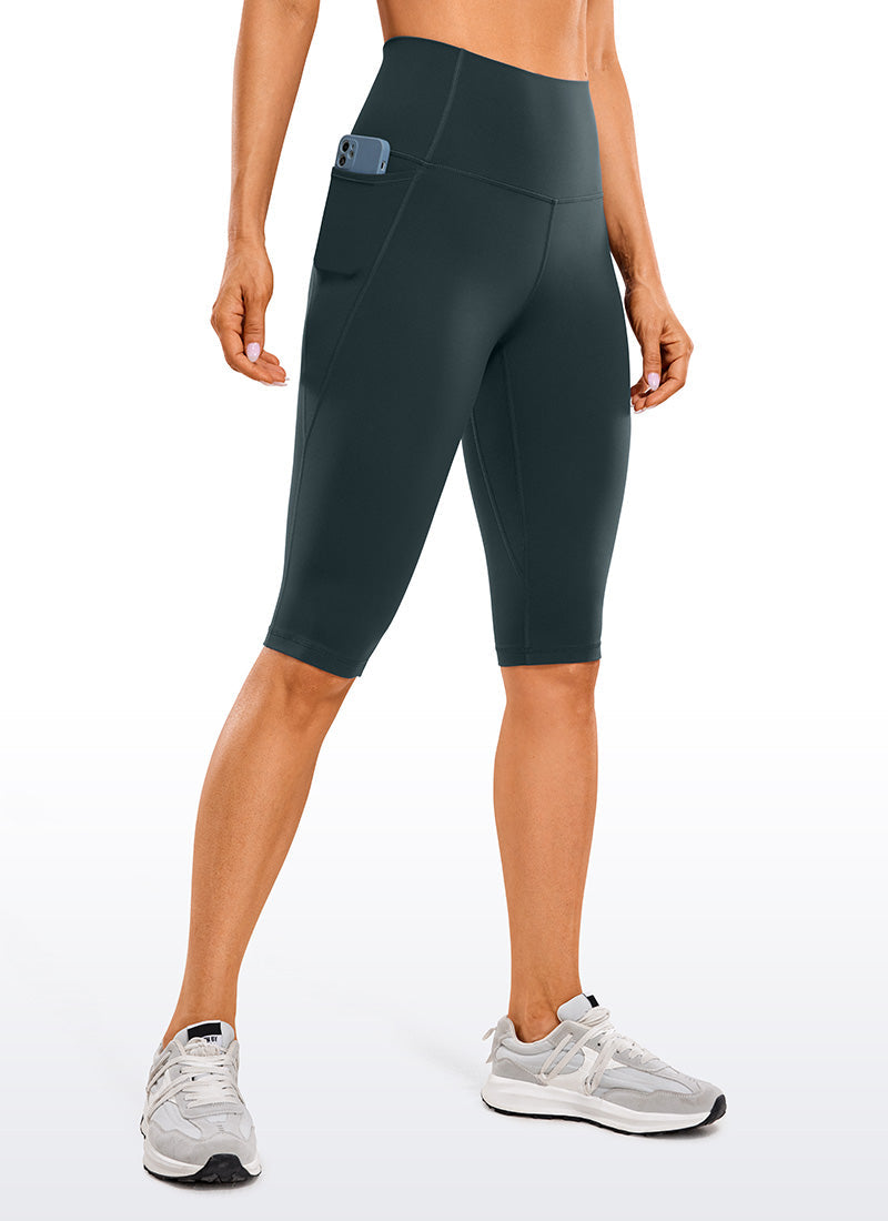 GR | Knee Length Pocket Capri Leggings 13''