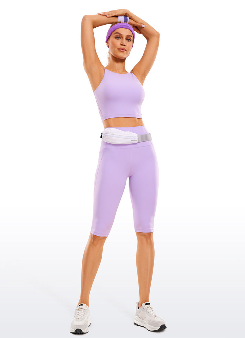 GR | Knee Length Pocket Capri Leggings 13''