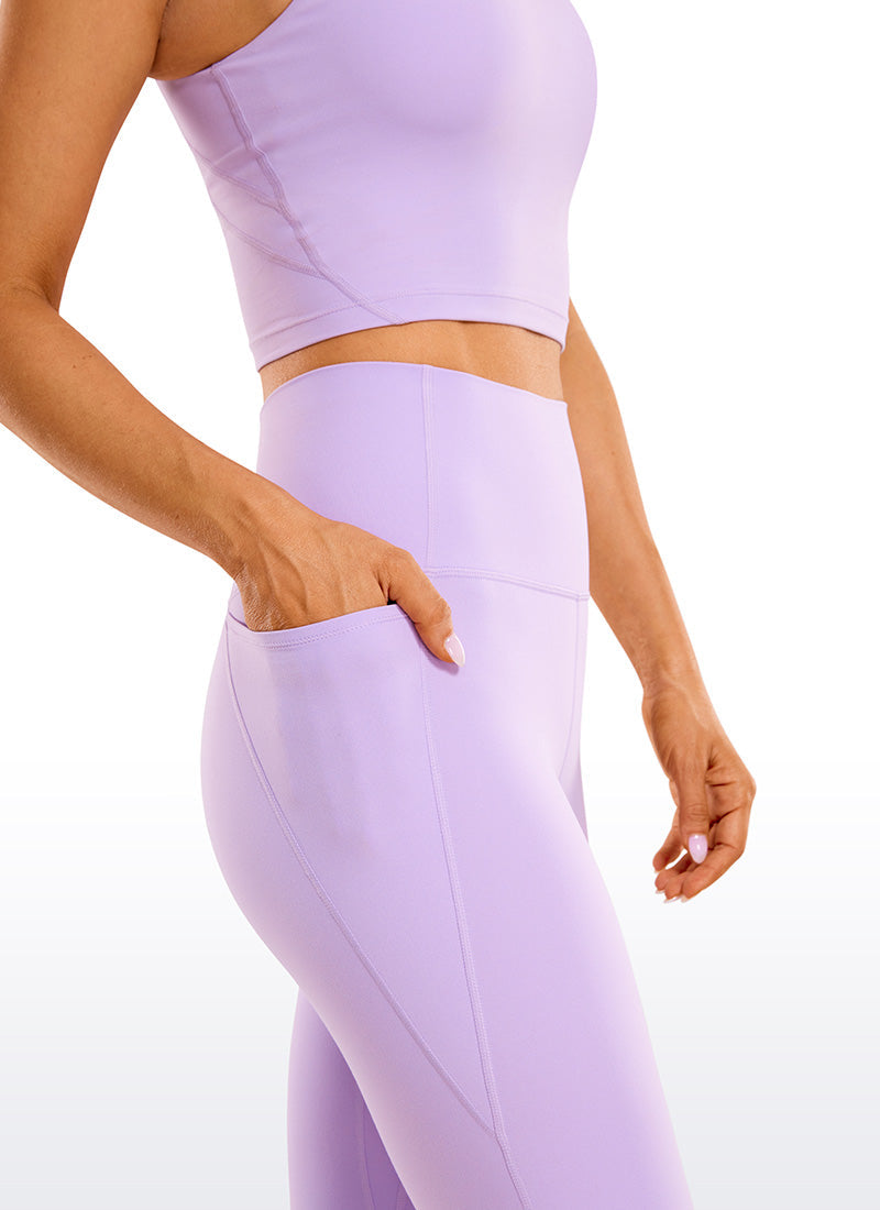 GR | Knee Length Pocket Capri Leggings 13''
