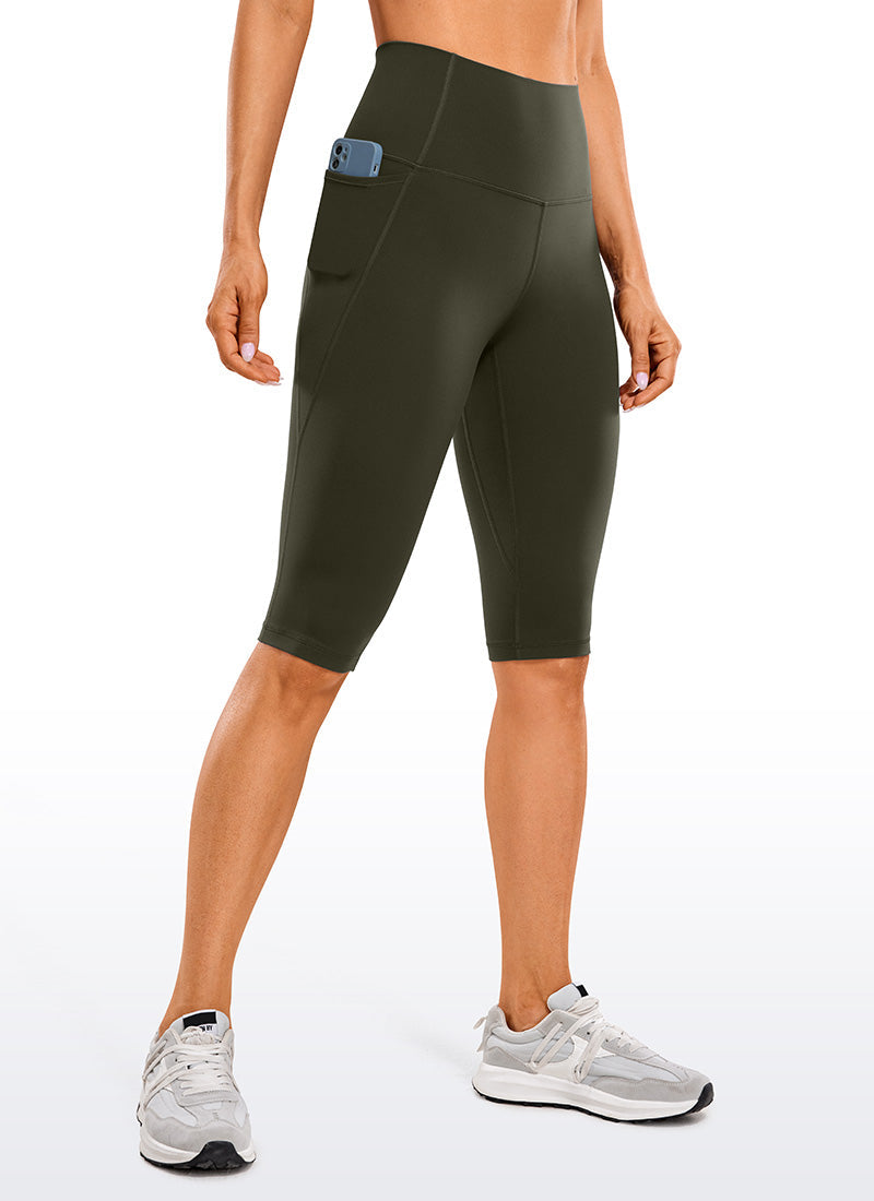 GR | Knee Length Pocket Capri Leggings 13''