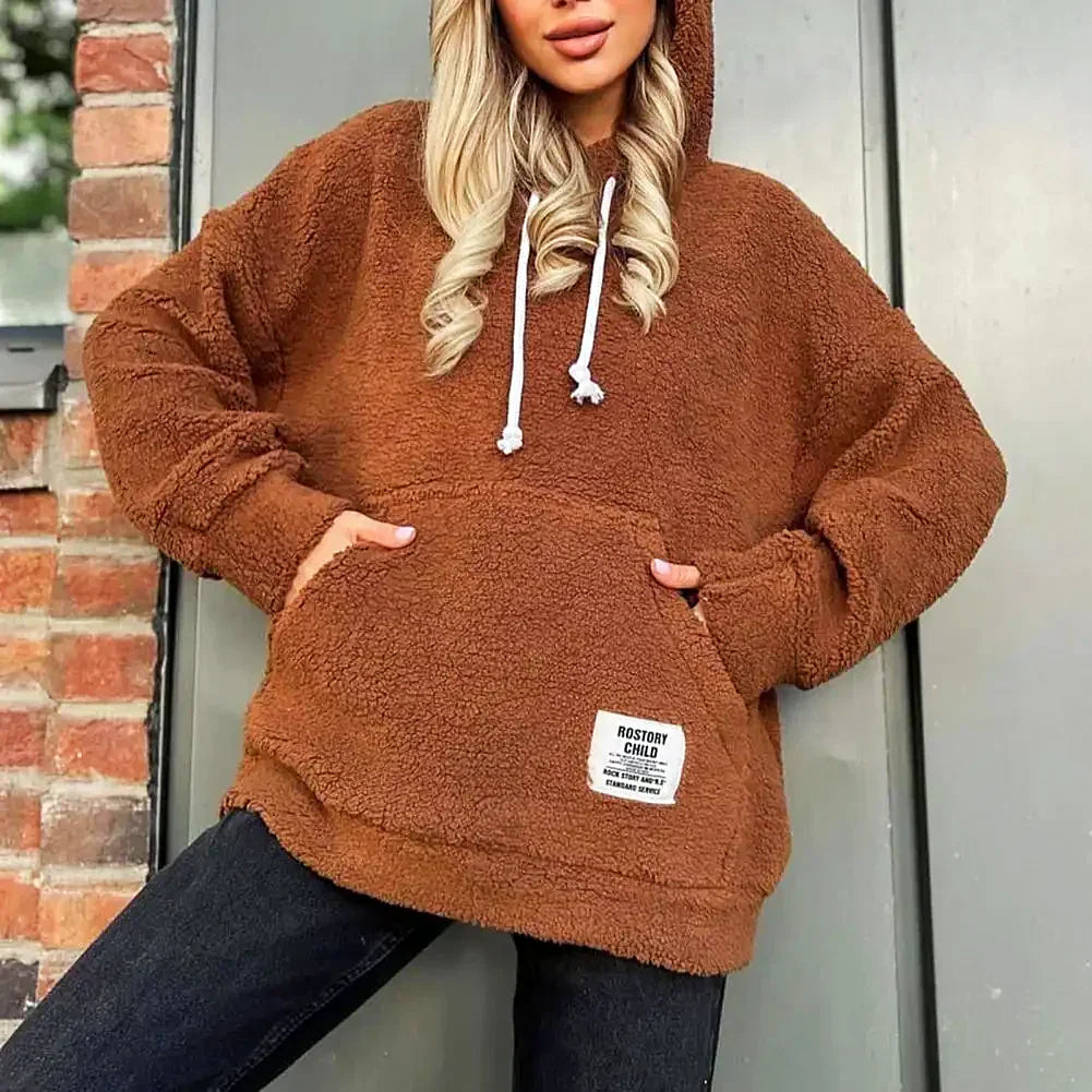 GR | Moderner Damen-Hoodie mit Plüsch