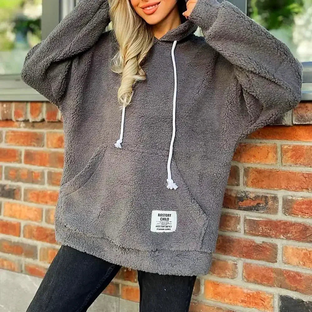 GR | Moderner Damen-Hoodie mit Plüsch