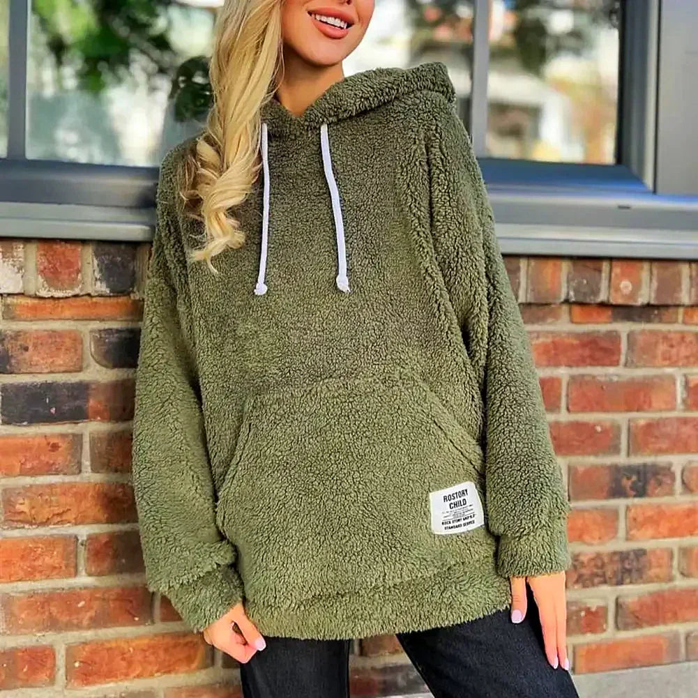 GR | Moderner Damen-Hoodie mit Plüsch