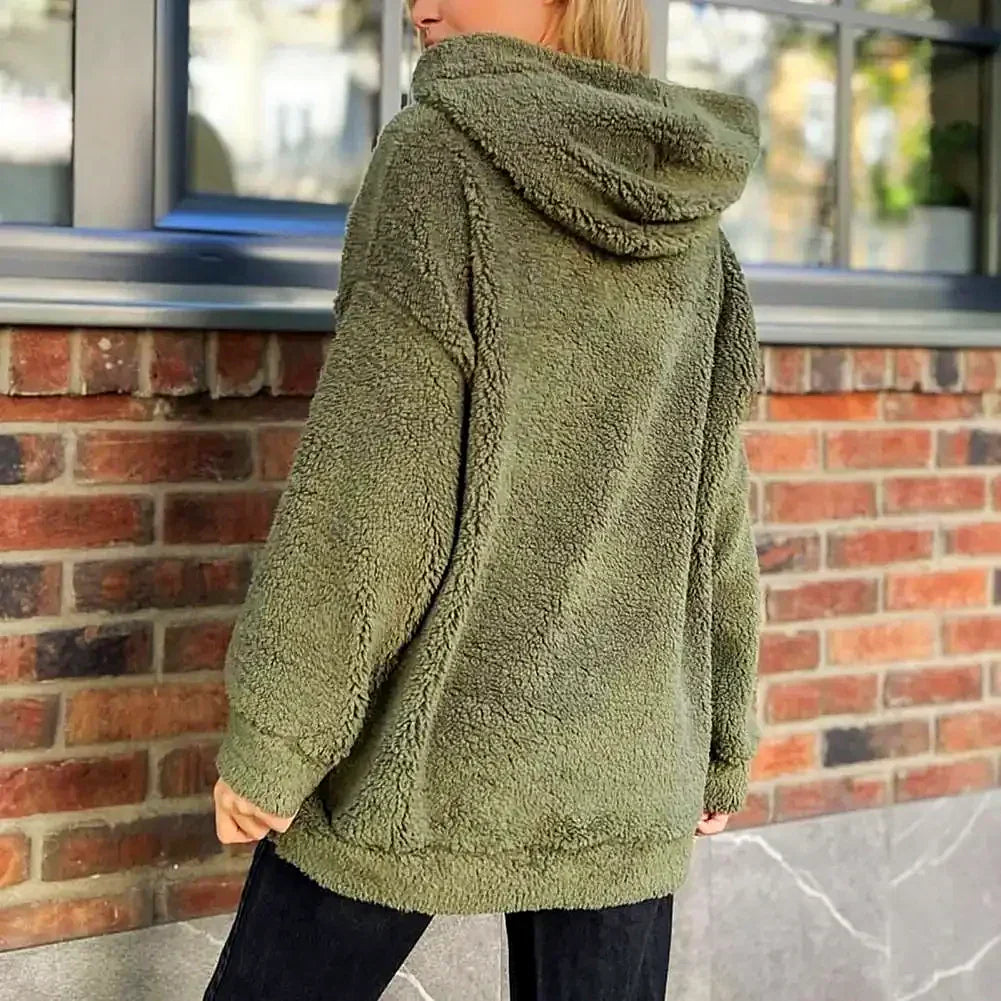 GR | Moderner Damen-Hoodie mit Plüsch