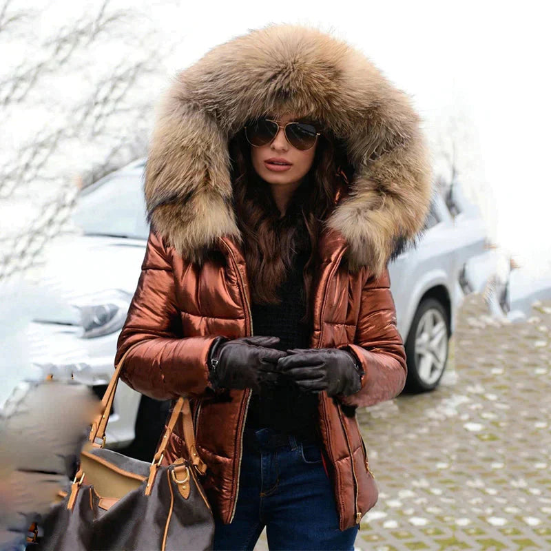 GR - Winter jacket with fur hood