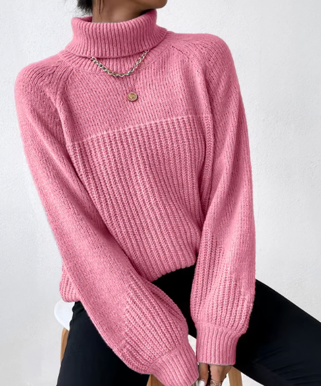 GR | Casual winter turtleneck sweater for women