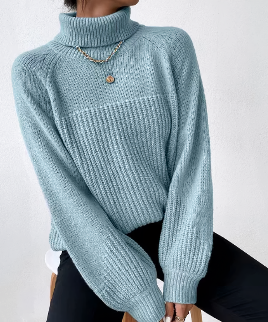 GR | Casual winter turtleneck sweater for women