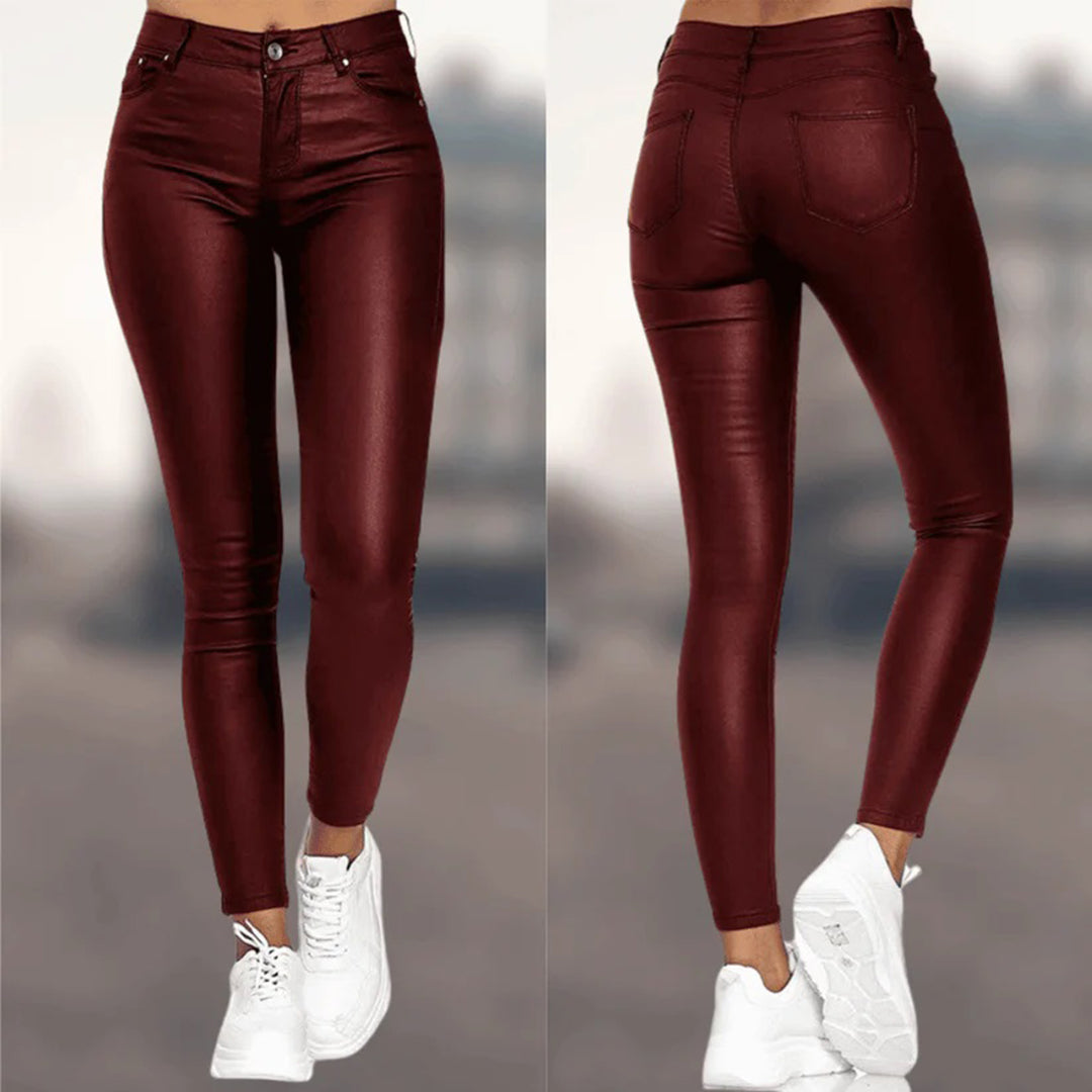 GR | Elegant leather trousers